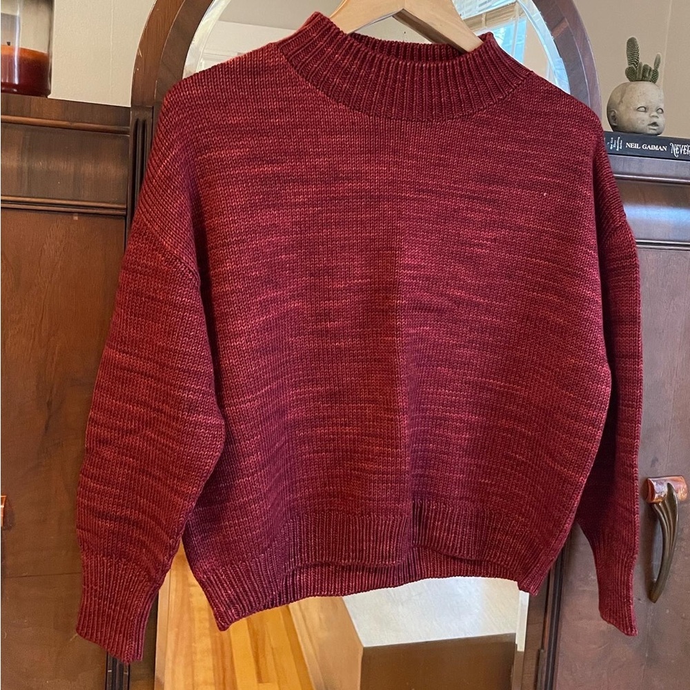 Misha & Puff drafting sweater in Cranberry